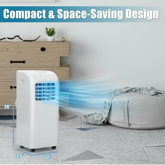 8,000 BTU Portable Air Conditioner with Dehumidifier Function