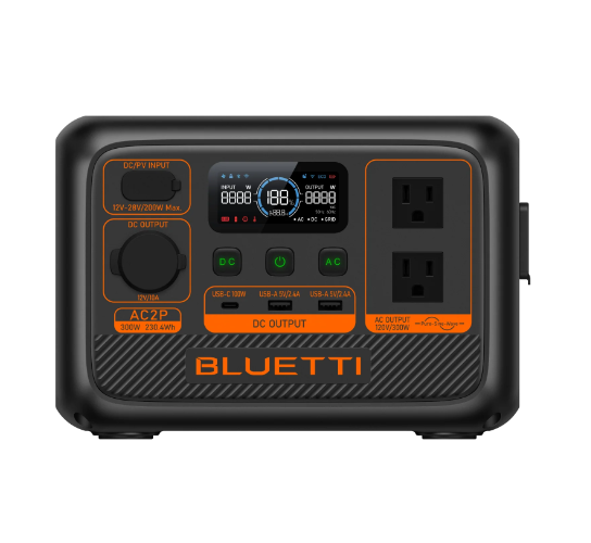 BLUETTI AC2P PORTABLE POWER STATION | 300W 230,4Wh