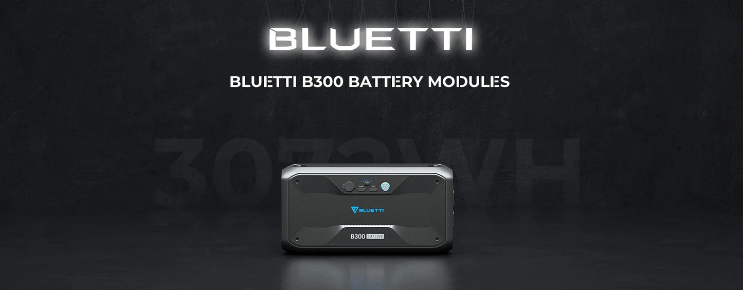 BLUETTI B300 Expansion Battery 3,072Wh,Extra Battery for Home Use, Emergency, Travel