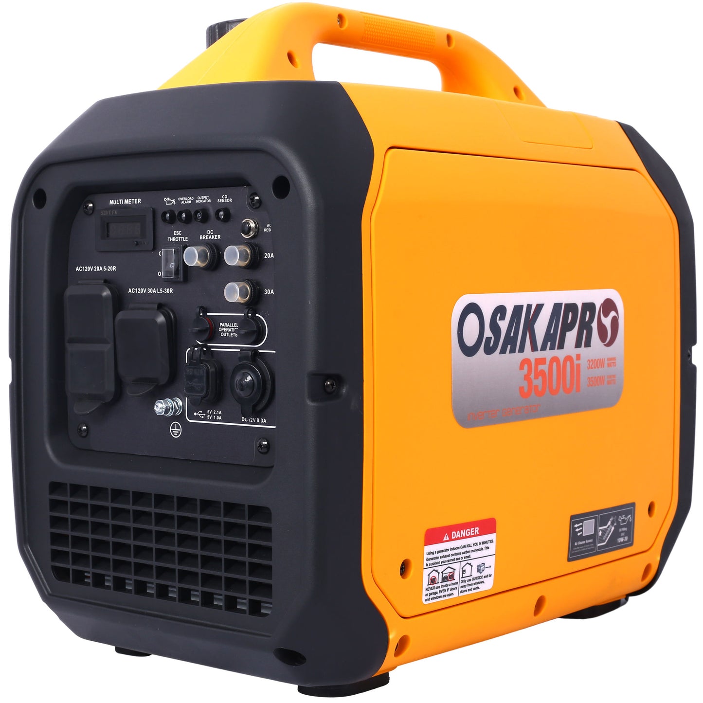 Osakapr 3500 Watt Portable Inverter Generator Gas Powered